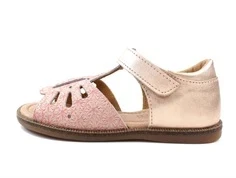 Bisgaard sandal Cassidy blush blomst med velcro